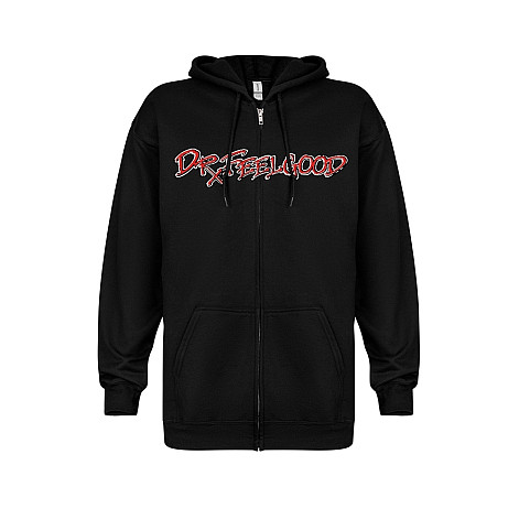 Motley Crue mikina, Dr. Feelgood Logo Zipped BP Black, pánská
