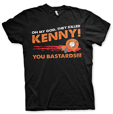 South Park tričko, The Killed Kenny Black, pánské