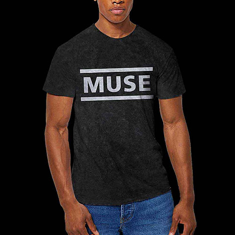 Muse tričko, Logo Wash Black, pánské