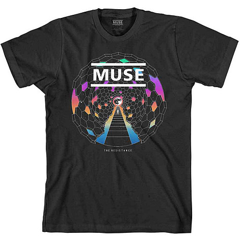 Muse tričko, Resistance Moon Black, pánské