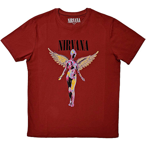 Nirvana tričko, In Utero Red, pánské