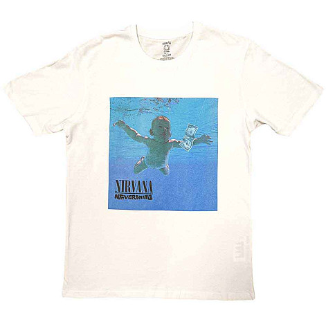 Nirvana tričko, Nevermind Album White, pánské