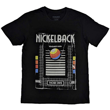 Nickelback tričko, Those Days VHS Black, pánské