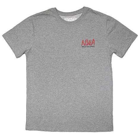 N.W.A tričko, Mini Logo Grey, pánské