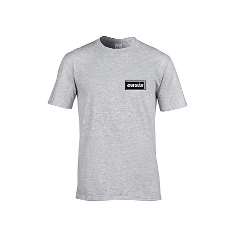 Oasis tričko, Definitely Maybe Promo BP Grey, pánské