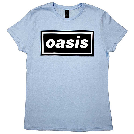 Oasis tričko, Decca Logo Light Blue, dámské