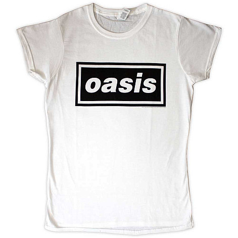 Oasis tričko, Decca Logo White, dámské