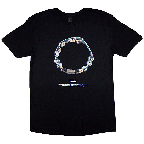 Oasis tričko, Definitely Maybe Tambourine Black, pánské