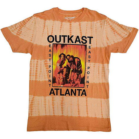 Outkast tričko, Atlanta Dye Wash Orange, pánské