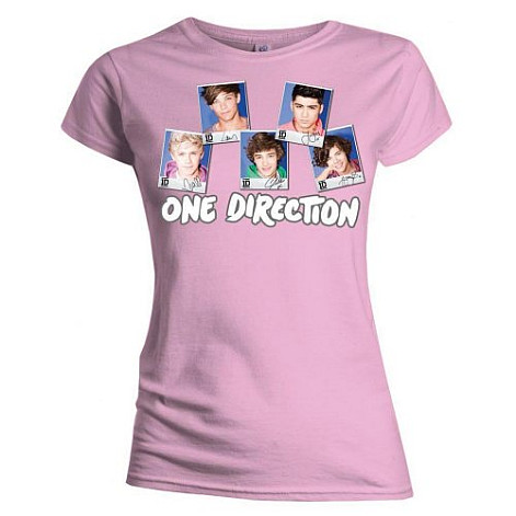 One Direction tričko, Polaroid Pink, dámské