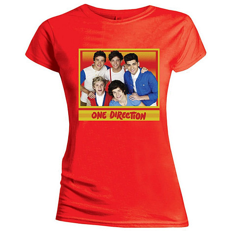 One Direction tričko, Cool Red Skinny Red, dámské