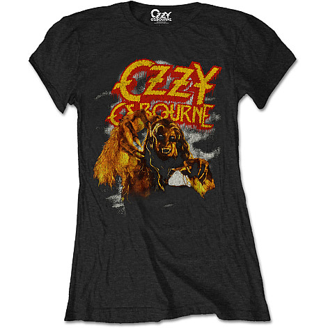 Ozzy Osbourne tričko, Vintage Werewolf Black, dámské