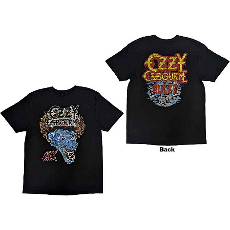 Ozzy Osbourne tričko, Bark At The Moon Tour '84 BP Black, pánské