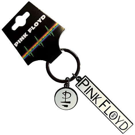 Pink Floyd klíčenka 60 x 20mm, Division Bell Logo & Charm Zinc