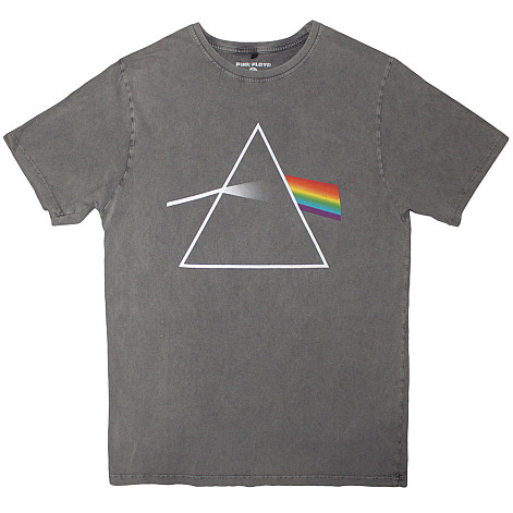 Pink Floyd tričko, DSOTM Album Stone Wash Grey, pánské