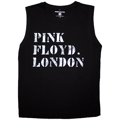 Pink Floyd tílko, Stencil Logo Black, pánské