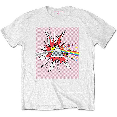 Pink Floyd tričko, Lichtenstein Prism White, pánské