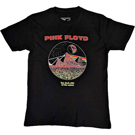 Pink Floyd tričko, Vintage Pyramids Black, pánské