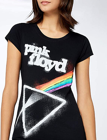 Pink Floyd tričko, DSOTM Graffiti Prism, dámské