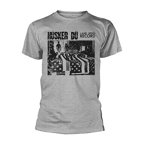 Hüsker Dü tričko, Land Speed Record Grey, pánské