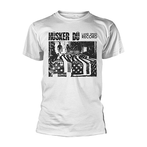 Hüsker Dü tričko, Land Speed Record White, pánské