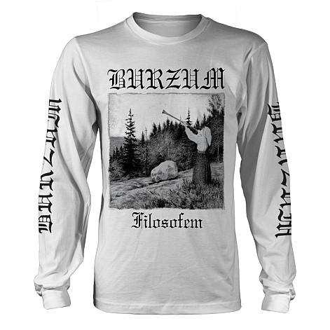 Burzum tričko dlouhý rukáv, Filosofem 2018 BP White, pánské