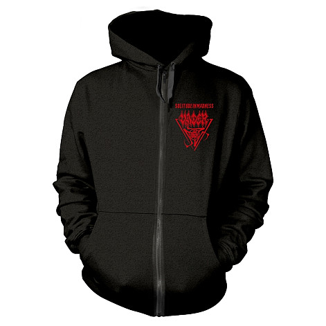 Vader mikina, Solitude Zipped BP Black, pánská