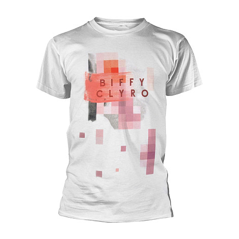 Biffy Clyro tričko, Multi Pixel White, pánské