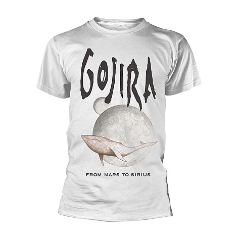 Gojira tričko, Whale From Mars Organic White, pánské