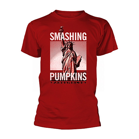 Smashing Pumpkins tričko, Zeitgeist Statue BP Red, pánské