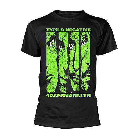 Type O Negative tričko, Faces Black, pánské