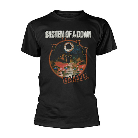 System Of A Down tričko, B.Y.O.B. Black, pánské