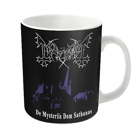 Mayhem keramický hrnek 320ml, De Mysteriis Dom Sathanas White