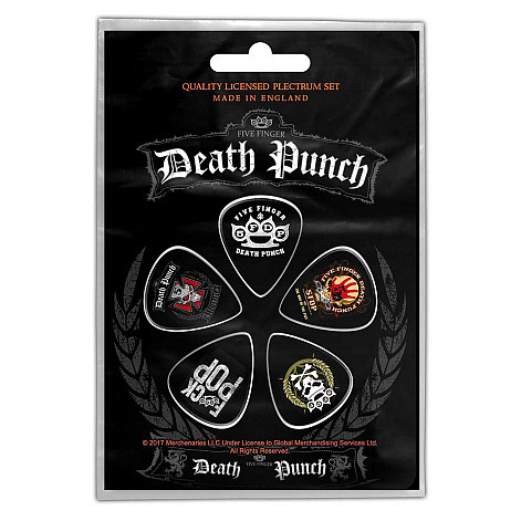 Five Finger Death Punch set trsátek 5 ks, Logos