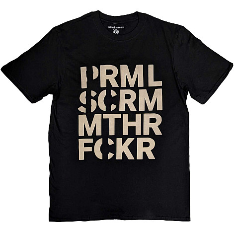 Primal Scream tričko, Muthafucka Black, pánské