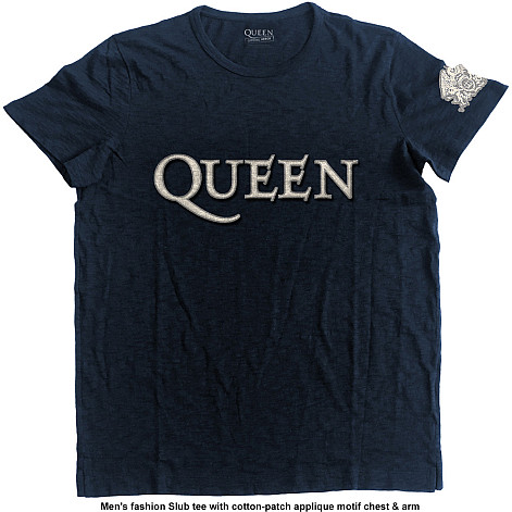 Queen tričko, Logo & Crest App, pánské