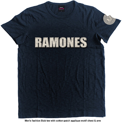 Ramones tričko, Logo & Seal Applique, pánské