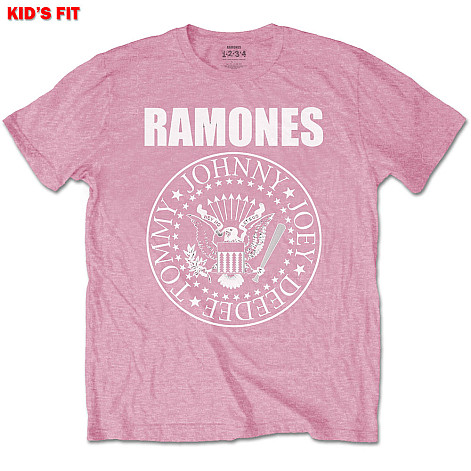 Ramones tričko, Presidential Seal Pink, dětské