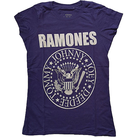Ramones tričko, Presidential Seal Purple, dámské