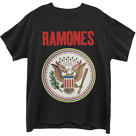 Ramones tričko, Full Colour Seal Black, pánské