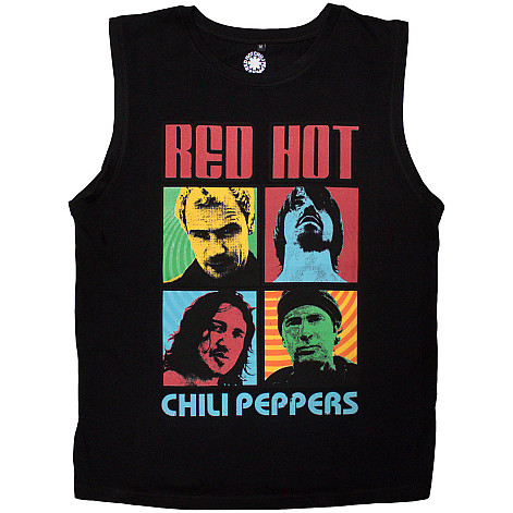 Red Hot Chili Peppers tílko, Portrait Photos Black, pánské