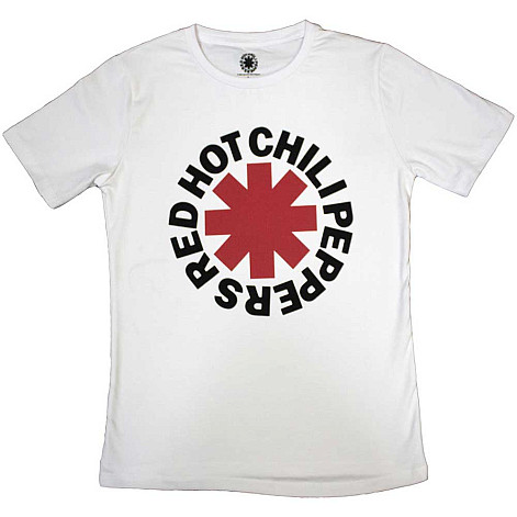Red Hot Chili Peppers tričko, Classic Asterisk White, dámské