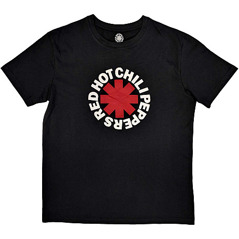 Red Hot Chili Peppers tričko, Classic Asterisk Black, pánské