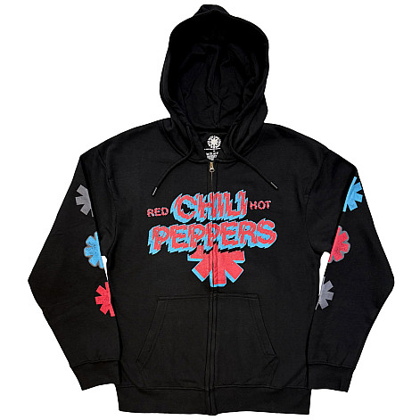 Red Hot Chili Peppers mikina, Shock Logo Zipped Black, pánská