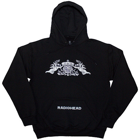 Radiohead mikina, Bearhead Crest Black, pánská