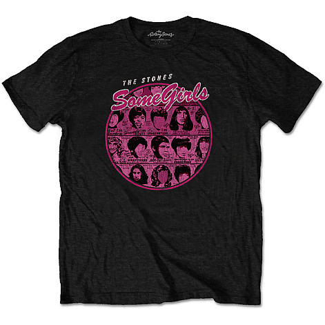 Rolling Stones tričko, Some Girls Circle Version 1 Black, pánské