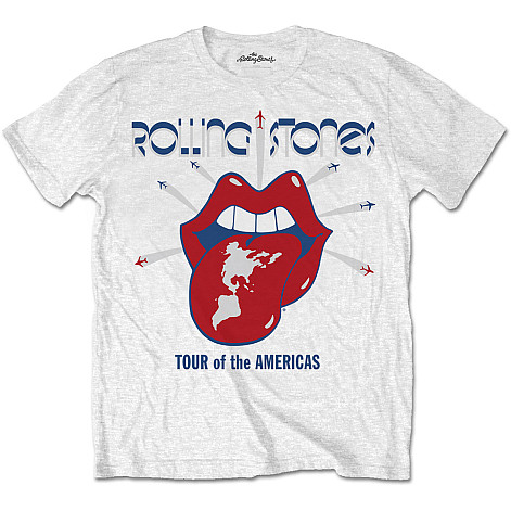 Rolling Stones tričko, Tour of the Americas White, pánské