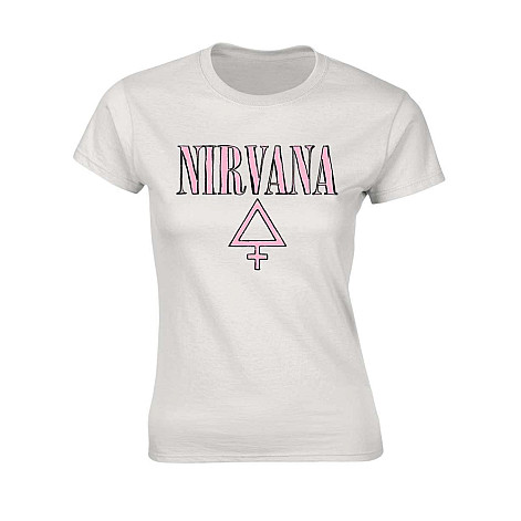 Nirvana tričko, Femme White, dámské