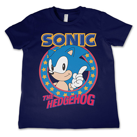 Sonic The Hedgehog tričko, Sonic The Hedgehog Navy, dětské