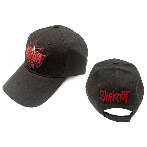 Slipknot kšiltovka, Red Logo on Black